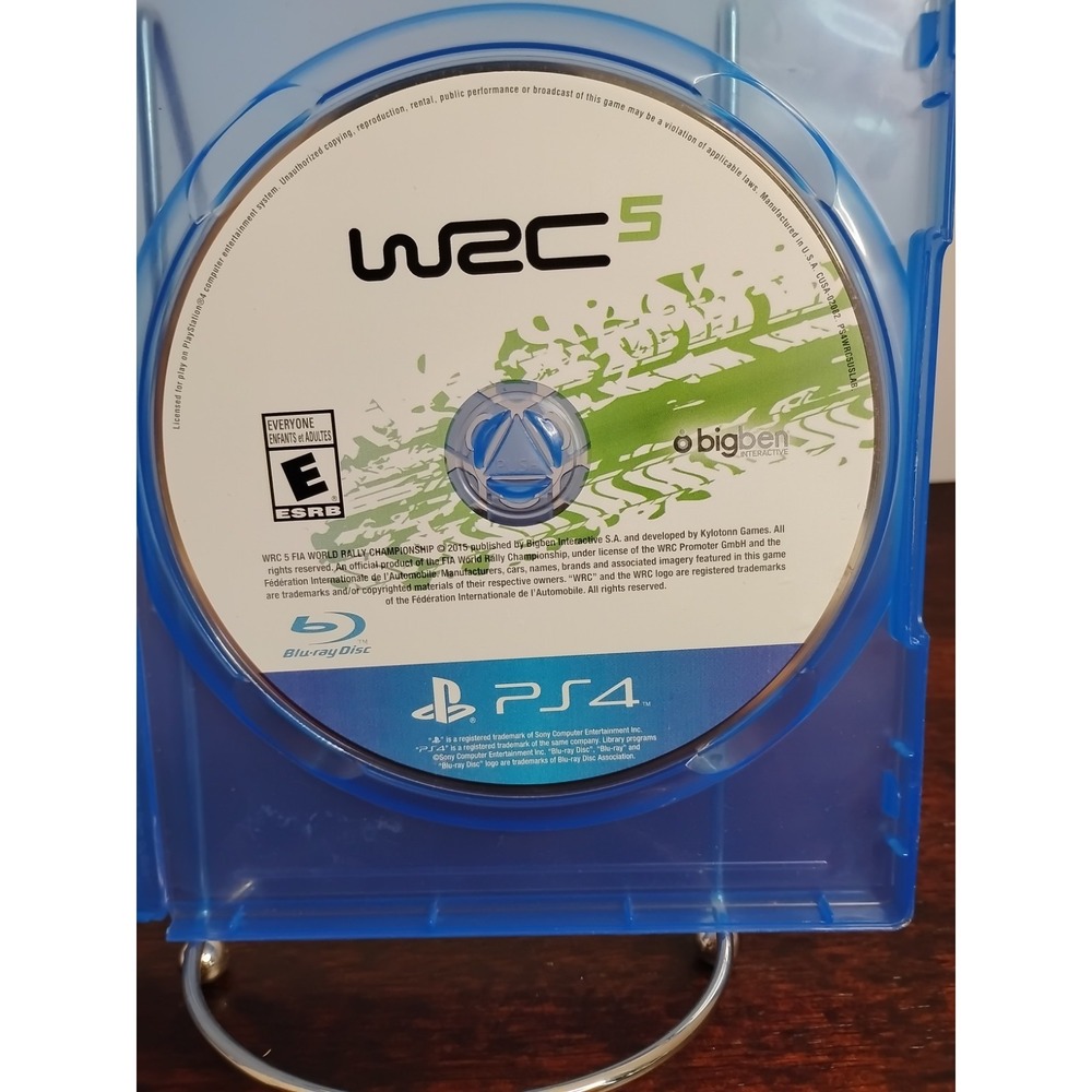 WRC 5 (Sony PlayStation 4, 2015) FIA World Rally Championship Racing Game PS4